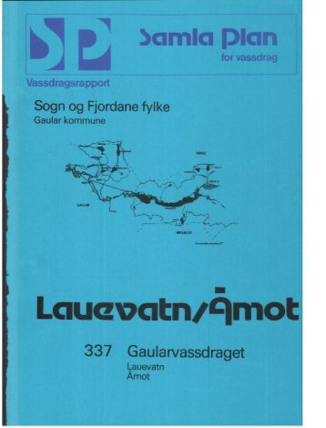 337 Gaularvassdraget, Lauevatn-Åmot