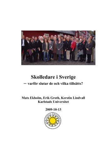 Skolledare i Sverige - Mats Ekholm