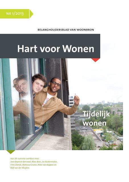 Hart voor Wonen 2013 - nummer 1 - Woonbron