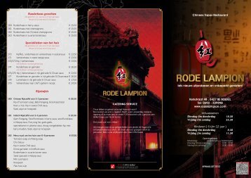 Grotere Afhaalkaart Weergeven - Rode Lampion