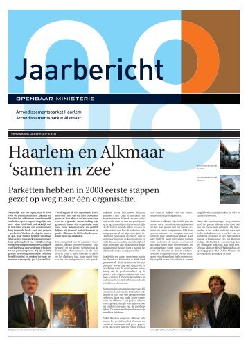 Haarlem en Alkmaar 'samen in zee' - Openbaar Ministerie
