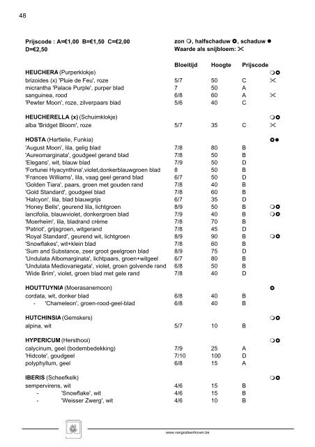 Catalogus Van Goidsenhoven 2013