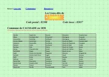 Caussade - Gendep82