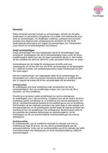 Semester Antal semesterdagar
