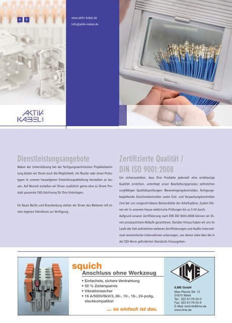 Download Unternehmensbroschüre - bei Aktiv-Kabel GmbH