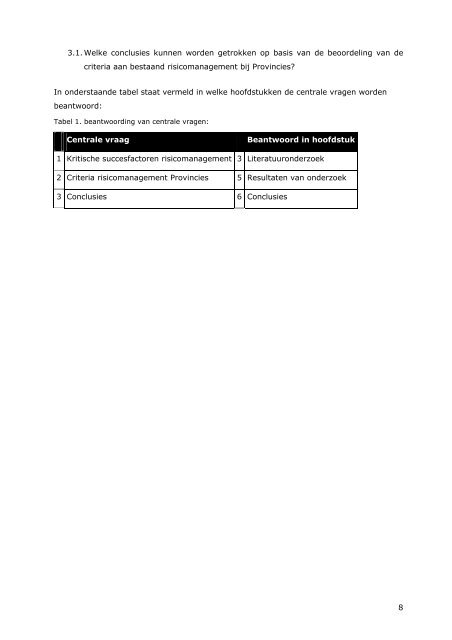 Raamwerk of Kooi - Genootschap voor Risicomanagement