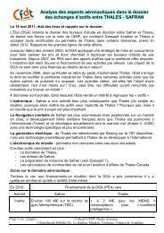 le tract - CFDT THALES