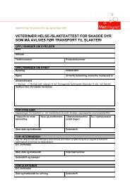 Nødslakteattest - Mattilsynet