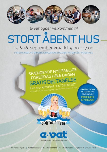 STORT ÅBENT HUS - E-vet