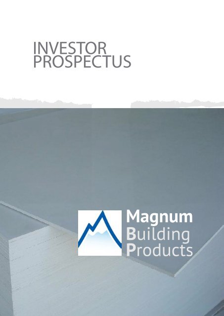 0VERVIEW Magnum Building Products