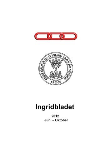 Ingridbladet - IOOF Hässleholm