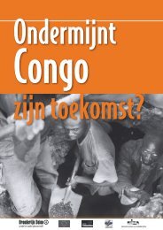 BD Ondermijnt Congo zijn toekomst? - Broederlijk Delen