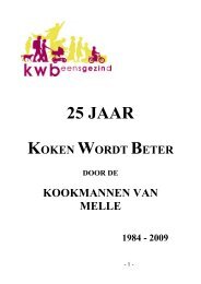 25 JAAR - kwb