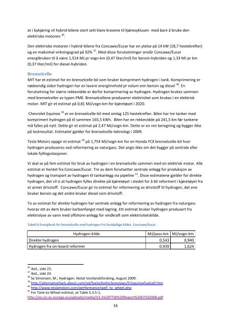 energibruk og utslipp fra persontransport med personbil. en ...