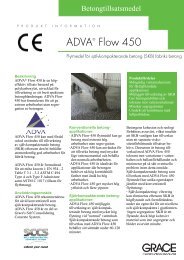 ADVA® Flow 450 - Grace Construction Products