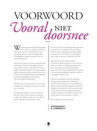 Voorwoord - Borgerhoff & Lamberigts