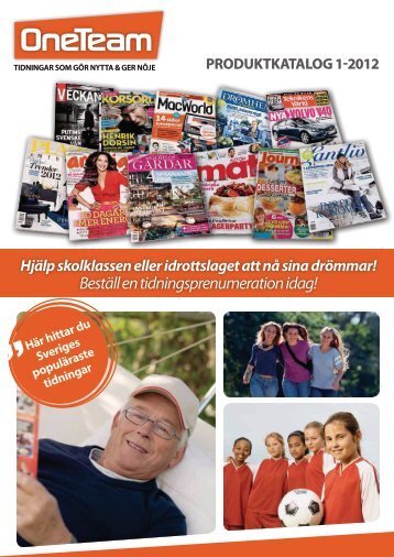 Produktkatalog 1-2012 - OneTeam.se