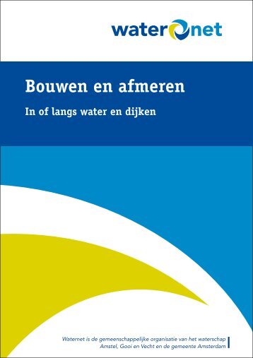 Bouwen en afmeren - Waternet