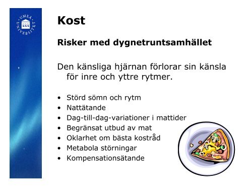 Fakta om sömn - Umeå universitet