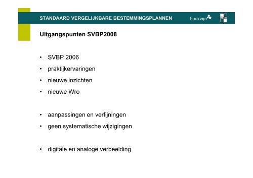 SVBP-spelregel speelruimte - RO Standaarden