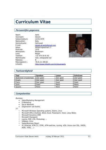 Curriculum Vitae