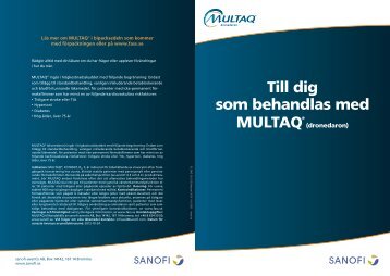 Till dig som behandlas med MULTAQ®