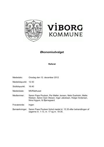 Referat - Viborg Kommune