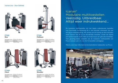 Elektronische catalogus - Precor