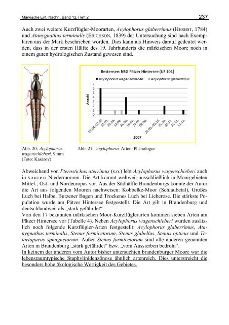 Beitrag zur Arthropodenfauna des Naturparks Dahme-Heideseen ...