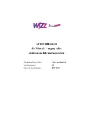 ATTESTREGLER för WizzAir Hungary AB:s elektroniska ...