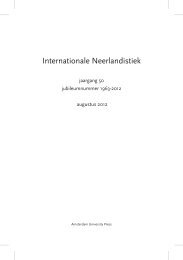 IN Jubileumnummer 2012 - Internationale Vereniging voor ...