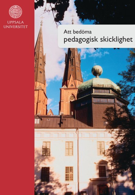 Att bedöma pedagogisk skicklighet - Uppsala universitet
