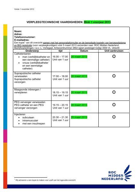 cursusblokken - Bedrijfsopleidingen - ROC Midden Nederland