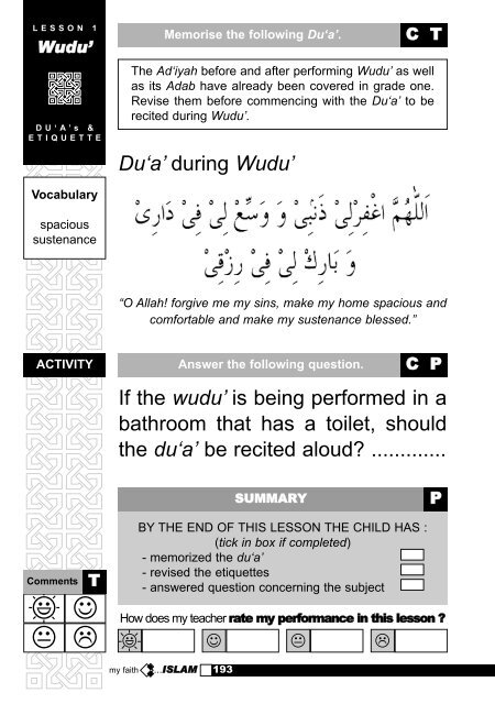 My Faith 3 - Free Islamic Studies Textbooks