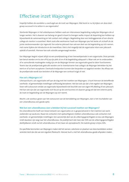 Wajongers op de werkvloer (whitepaper), met medewerking van