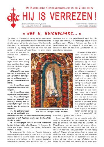 N° 60 (PDF) - CRC - La Contre-Réforme catholique au XXIe siècle