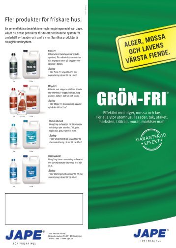 Grön-Fri - Jape Produkter AB
