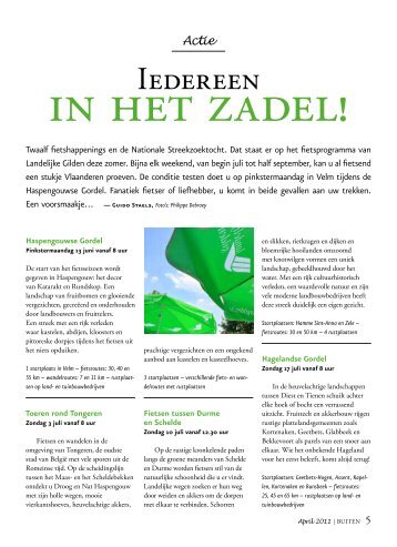 Iedereen in het zadel! - Landelijke Gilden
