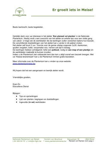 Voor de leerkracht (PDF-bestand van 1.18 MB) - Nationale ...