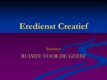 Klik hier - Eredienst Creatief