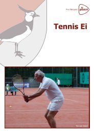 Tennis Ei - De Kieviten