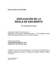 EXPLICACIÓN DE LA REGLA DE SAN BENITO - Santa Hildegarda ...