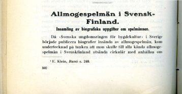Läs artikeln - Svenska litteratursällskapet i Finland rf.