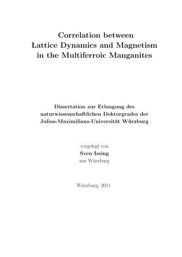 Correlation between Lattice Dynamics and Magnetism in the  ...
