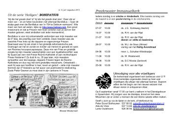 Noorderkwartier - Protestantse gemeente te Haarlem-Noord en ...