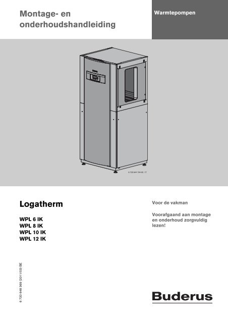 Montage- en onderhoudshandleiding Logatherm