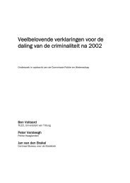 Veelbelovende verklaringen voor de daling van de criminaliteit na