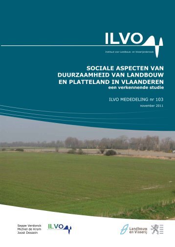 Sociale aspecten van duurzaamheid van landbouw en platteland - Vilt