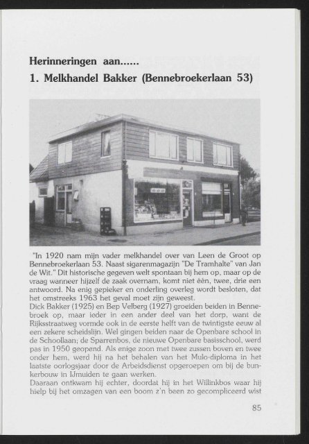 eerlijk eden Vereni - Historische Vereniging Heemstede-Bennebroek