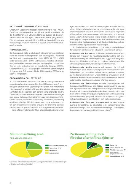 addNode årsredovisning 2006 - Addnode Group